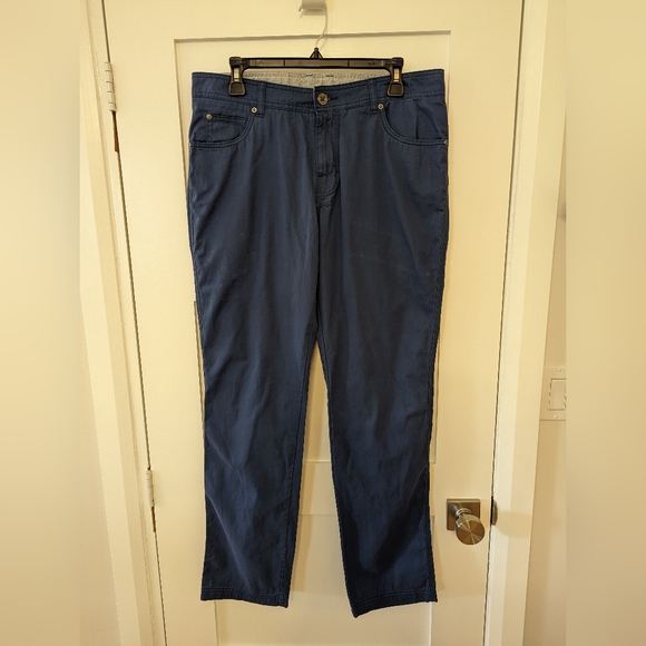 Columbia Mens Slim Fit Blue Pants - Picture 7 of 8